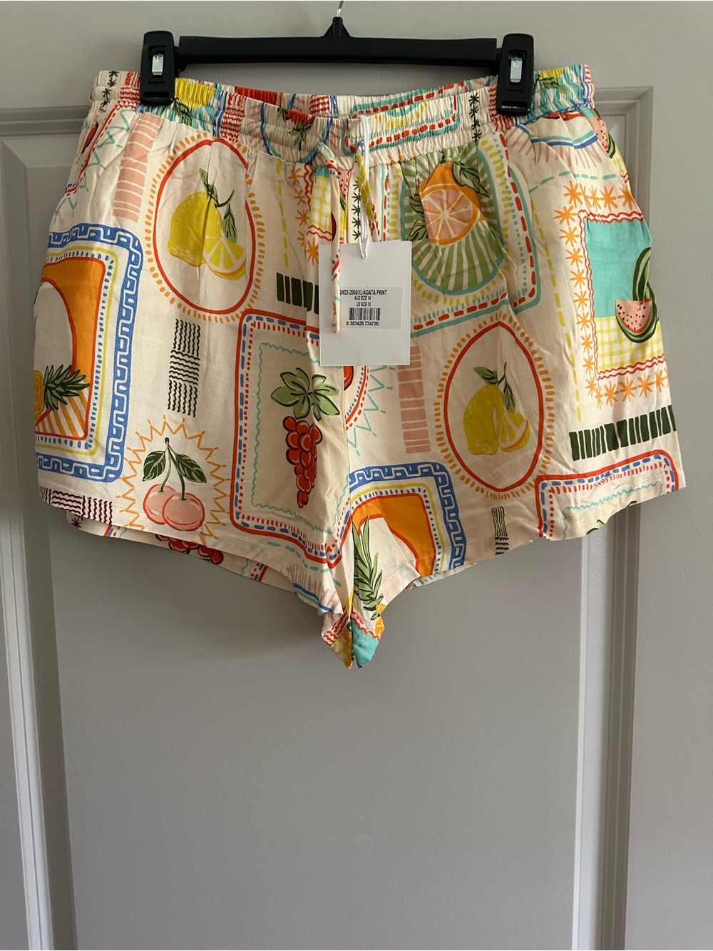 Exclusive Print Women's Button-Down Fruit Print Shirt - Multi - Picture 2 of 5